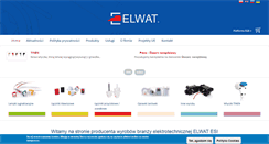 Desktop Screenshot of elwat.com.pl