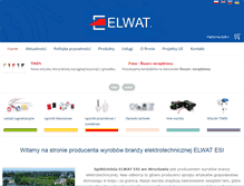 Tablet Screenshot of elwat.com.pl